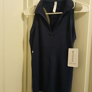 Athleta Women's Dark Blue Sleeveless Blouse